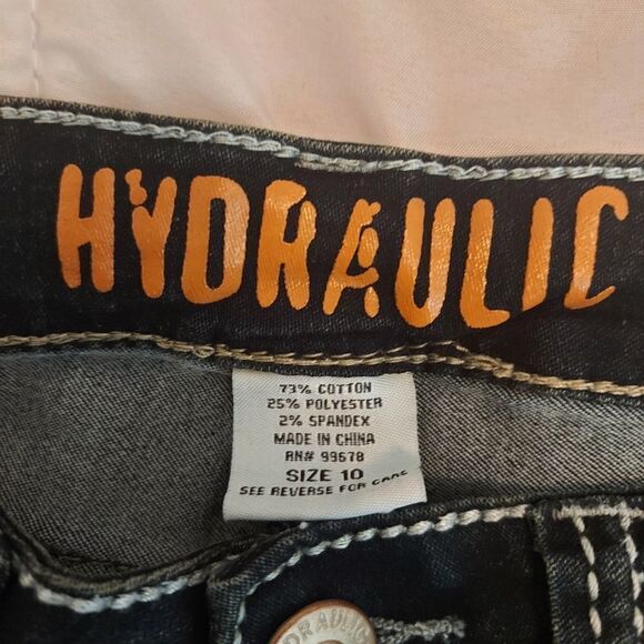 HYDRAULIC Jean Capris Size 10 - Picture 5 of 6